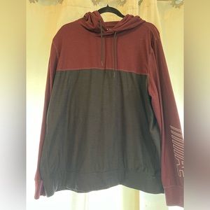 American Eagle long sleeve hooded shirt.